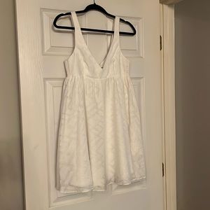 White Dress - Graduation Dress - Rehearsal Dinner Dress